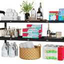 Expandable Under Sink Organizers, 2-Tier Kitchen Bathroom Cabinet Storage Counter Shelf, Shoe Storage Rack with 8 Removable Plastic Boards for Kitchen, Bathroom, Pantry, Entryway, Closet