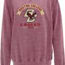 Blue 84 NCAA womens Ncaa Officially Licensed Women's Crewneck Sweatshirt Burnout Vintage Scholar (XXL)