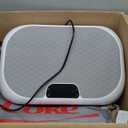 Vibration Plate Exercise Machine Weight Loss, Full Body Shaker Workout Vibration Plates Lymphatic Drainage, Stand Shake Vibrating Plate for Women Men 450 Lbs Capacity Fitness Platform(Coconut White)