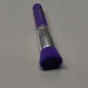 Keshima Foundation Brush Flat Top Kabuki - Premium Foundation Brush for Liquid Makeup, Cream, and Powder - Buffing, Blending, and Face (Regular Size, Neon Purple)
