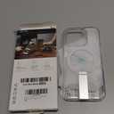 ESR for iPhone 15 Pro Case with Kickstand, Military-Grade Shockproof Protection, Magnetic Fully Adjustable Flickstand Phone Case, Compatible with MagSafe Accessories, Boost Series, Clear