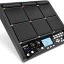 LEKATO Percussion Sample Pad, Electric Drum Pad with 9 Velocity-Sensitive Drum Pad, Electronic Drum Set Pad Multipad with MIDI out, USB MIDI, AUX, 1,000+ Sounds, 32GB Flash, Bluetooth (PD708)