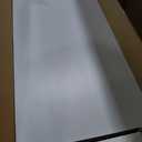 FREDBECK 36X84 Bifold Barn Door White with Hardware, Water-Proof PVC Surface,Assembly Required