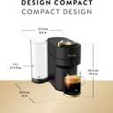 Nespresso Vertuo Pop+ Coffee and Espresso Maker by Breville, Matte Black Gold
