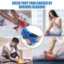 Plantar Fasciitis Night Splint-Upgrade 3 Adjustable Planter Facetious Relief Brace, Plantar Fasciitis Relief Women Men Straps,Support Relief Foot Drop Achilles Tendonitis Day Night(Blue-1PC)