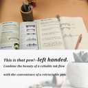 2 x 5pcs Gel Pens (0.5mm Tip), Retractable Quick Dry Black Ink Pens Fine Point Premium Cute Rolling Ball Smooth Writing Aesthetic Pens Comfort Grip for School Office Supplies (Morandi)