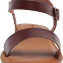 Amazon Essentials Women's Open Toe Buckle Ankle Strap Slingback Sandals