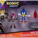 JAKKS Pacific Sonic Prime 2.5" Figure Multipack with Sonic, Tails Nine & The Prism Shard with Display Base!