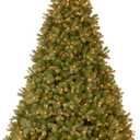 National Tree Company 10 ft Pre-Lit Downswept Douglas Fir Artificial Christmas Tree, 1,000 Clear Lights, 3,933 Tips, Includes Stand, Green