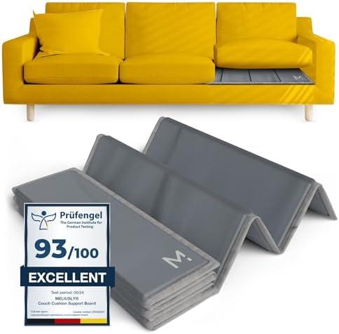 Meliusly Heavy Duty Couch Cushion Support for Sagging Cushions (24"x79") Reinforced Wood Sofa Cushion Support Board for Sagging Seat, Deep Couch Supporter for Under The Cushions, Loveseat Saver