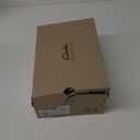 CLARKS Mens Tilden Cap (9 Wide, Dark Tan Leather)