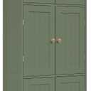 ChooChoo 63.2" Tall Bathroom Storage Cabinet with 6 Doors