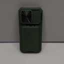 SSLOTSCASE for iPhone 17 Pro Case with Card Holder & Camera Cover Stand & Slide Lens Cover & Wallet, Multi-Functional Stylish Men Women Sturdy Shockproof Phone Case Cover for iPhone 17 Pro 2025, Green