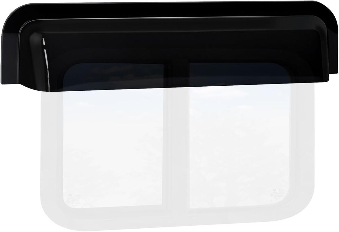 RV Window Rain Deflector & Sun Blade, RV Window Blade Rain Sunroof Deflector Fits 18-21 inch Wide Camper Sliding&Vertical Windows,Deflects Rain and Sun Protection for Camper Van Windows
