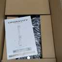 Dual Monitor Stand with Built-in Power Outlet, Vertical Stack Freestanding Monitor Mount for 13-32 inch Flat Curved Computer Screen, Metal Base, Height Adjustable, Max VESA 100x100mm