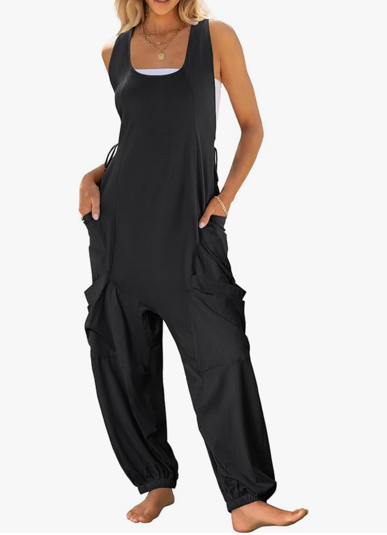 ANRABESS Women Overalls Jumpsuits Loose Casual Dressy Sleeveless Baggy Harem Pants Romper Jumpers 2025 Trendy Summer Outfits
Amazon's Choice,XL