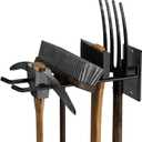 4 Pack Garage Storage Organizer for Tool Organization Heavy-Duty Solid Steel Wall Hanger for Garden Tools - Shovel Holder, Rake Broom Yard Wall Mount Hooks - Overhead Garage Storage Rack