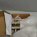 Asidrama ZR01-097Z 8 Pack Privacy Door Handles with Lock, Champagne Bronze Door Handles Interior for Bedroom or Bathroom