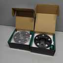 YHTAUTO 5x4.5 Hub Centric Wheel Spacers 1.25 Inch Fits Toyota, Lexus & Scion Models, Camry, RAV4, Prius, Avalon, RX, 5x114.3mm 5 Lug Tire Spacers w/ 12x1.5 Studs 60.1 mm Hub Bore, 2 PCS Black