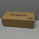 Bespilow Small Neck Roll Pillow,Say Goodbye to Neck Pain, Cervical Memory Foam Pillow for Tension Muscle Relief, Contour Support, Shoulder Pain Relaxer with Breathable Pillowcase, Odorless (Black)