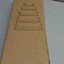 SRIWATANA Floating Shelves for Wall, Wall Shelves for Bathroom, Bedroom, Living Room, Kitchen, Office, Wood Shelves for Home Decor Set of 5 (Washed White)