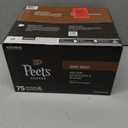 Peet's Coffee, Dark Roast Keurig K-Cup Pods, 100% Arabica Coffee - Major Dickason's Blend 75 Count (1 Box of 75 Pods) (EXP 12/16/26)