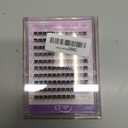 GAQQI Lash Clusters, GQ03 False Eyelashes DIY Lash Extensions C Curl 168PCS Cluster Lashes 14MM, Wispy and Natural Lash Wisps (GQ03,14mm,C Curl)