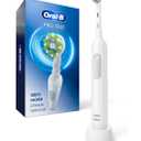 OralB Pro 1000 Rechargeable Electric Toothbrush, White