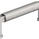 Amerock Balata 3-3/4 inch (96mm) Center-to-Center Polished Nickel Cabinet Pull, BP37623PN