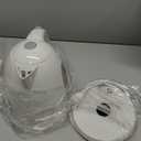 OVENTE Electric Kettle, 1.7L Fast Boiling Water Heater for Coffee or Tea, BPA Free with Water Level Gauge, Auto Shut-Off, Boil-Dry Protection, Indicator Light and Removable Filter, White KP72W