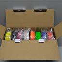 JAYO PLA+ Filament 1.75mm,3D Printer Filament PLA Plus Dimensional Accuracy +/- 0.02 mm, 1.1 Kg Per Spool, Black+White+Gray+Blue+Red+Green+Orange+Yellow+Pink+Transparent of 10