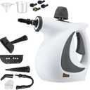 Handheld Pressurized Steam Cleaner with 12 pcs Accessories, Portable Steamer for Cleaning, Steam Cleaner for Home Use, Steamer for Cleaning Car, Furniture, Floor, Upholstery, Grout and Tile, Deep Gray