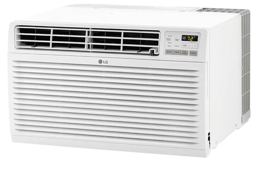 LG 14,000 BTU Through the Wall Air Conditioner, 230/208V, Cools 700 Sq.Ft. for Bedroom, Living Room, Apartment, Electronic Control with Remote, White