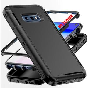 AYMECL for S10e Case,[Military Grade] 3 in 1 Full Body Shockproof Dust/Drop Proof Heavy Duty Protection Cover,for Samsung Galaxy S10e 5.8 Inch,Black