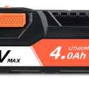 VINIDA 2P R840085 4.0Ah Lithium-ion Battery Replacement for Ridgid 18V Battery Lithium-ion Compatible with Ridgid Battery 18V R840087 R840083 R840085 R840086 R840089 Drill Tools, 1 Pack