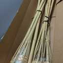 TIKI Bamboo Tiki Torches 12-Pack Weather-Resistant Outdoor Dcor with Easy-Pour Wide-Mouth Canister Refill for Patio, Garden, Backyard, and Parties, 57-Inch Citronella Torches