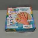 Made By Me! Sand Dough Sculpt & Paint Creations! Mold Your Own Hand Print Stone, DIY 7-inch Handprint Stone Kit, Mess-Free Stepping Stones, Staycation Activity, Keepsake Gift for Kids Ages 4+