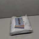 BGment Greyish White Thermal Insulated Blackout Curtains for Bedroom, 100% Black Out Curtains Noise Reduce Light Blocking Winter Curtains, Each Panel 52 x 63 Inch