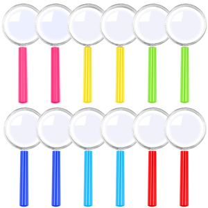 Plastic Magnifying Glasses 12CT Plastic Magnifying Glasses 12CT