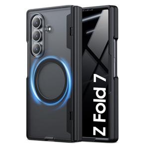 Spugan for Samsung Galaxy Z Fold 7 Case with MagSafe, [Screen Protection] [Hinge Protection] Translucent Strong Magnetic Shockproof Case for Galaxy Z Fold 7 (Privacy-Black)