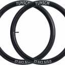 2 PCS 27.5" Heavy Duty Fat Bike Tubes 27.5 x 2.50/3.0 AV32mm Schrader Valve 64/76-584 Inner Tubes 27.5" Bicycle Tubes Compatible with 27.5x2.5 27.5x2.60 27.5x2.80 27.5x3.0 Bike Tire Tubes