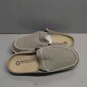 Mens Slippers with Arch Support, Canvas House Slipper for Men with Velvet Lining, Slip On Clog, Indoor Outdoor House Shoes with Anti-Skid Rubber Sole (10.5, Grey ( Built-in Suede Insoles ))