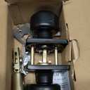 Haidms 6 Pack Matte Black Door Knobs Interior, Privacy Interior Door Knob for Bedroom or Bathroom Classic Black Round Doorknobs Hardware(Square Panel Interior Door Konbs)