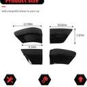 RT-TCZ Smoked Black Tail Light Lamp Cover Guard Trim Decoration Exterior Accessories for Jeep Grand Cherokee 2011-2013