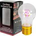 Heart Cordless Ambience Light Bulb, Pink, USB Rechargeable LED Table Lamp, Night Light Gift for Valentine's Day, Wife, Girlfriend, Wedding, Home Decor Little Moon Light Lamp, 3 Brightness Settings