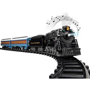 Lionel Battery-Operated The Polar Express Toy Train Set with Bluetooth, Locomotive, Train Cars, & Track with Authentic Train Sounds, Lights, & Water Vapor Smoke Effects for Kids 4+