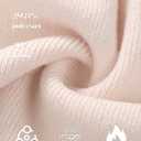 Toddler Baby Girls' Long Sleeve Dresses Ruffle Ribbed Knit Sweater Dress Fall Winter Clothes Outfits 6M-5T (18-24 Months, Pink Apricot)