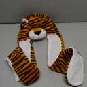 Super Z Outlet Tiger Cute Plush Animal Winter Ski Hat Beanie Aviator Style Winter (Long)
