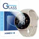 Screen Protector Compatible for KEEPONFIT 1.27'' Smart Watches, 9H Tempered Glass Protective Film [ 3PCS ]