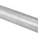 5" x 16.5" Length Universal Stainless Steel Exhaust Flex Pipe, 5 Inch Flexible Exhaust Pipe
